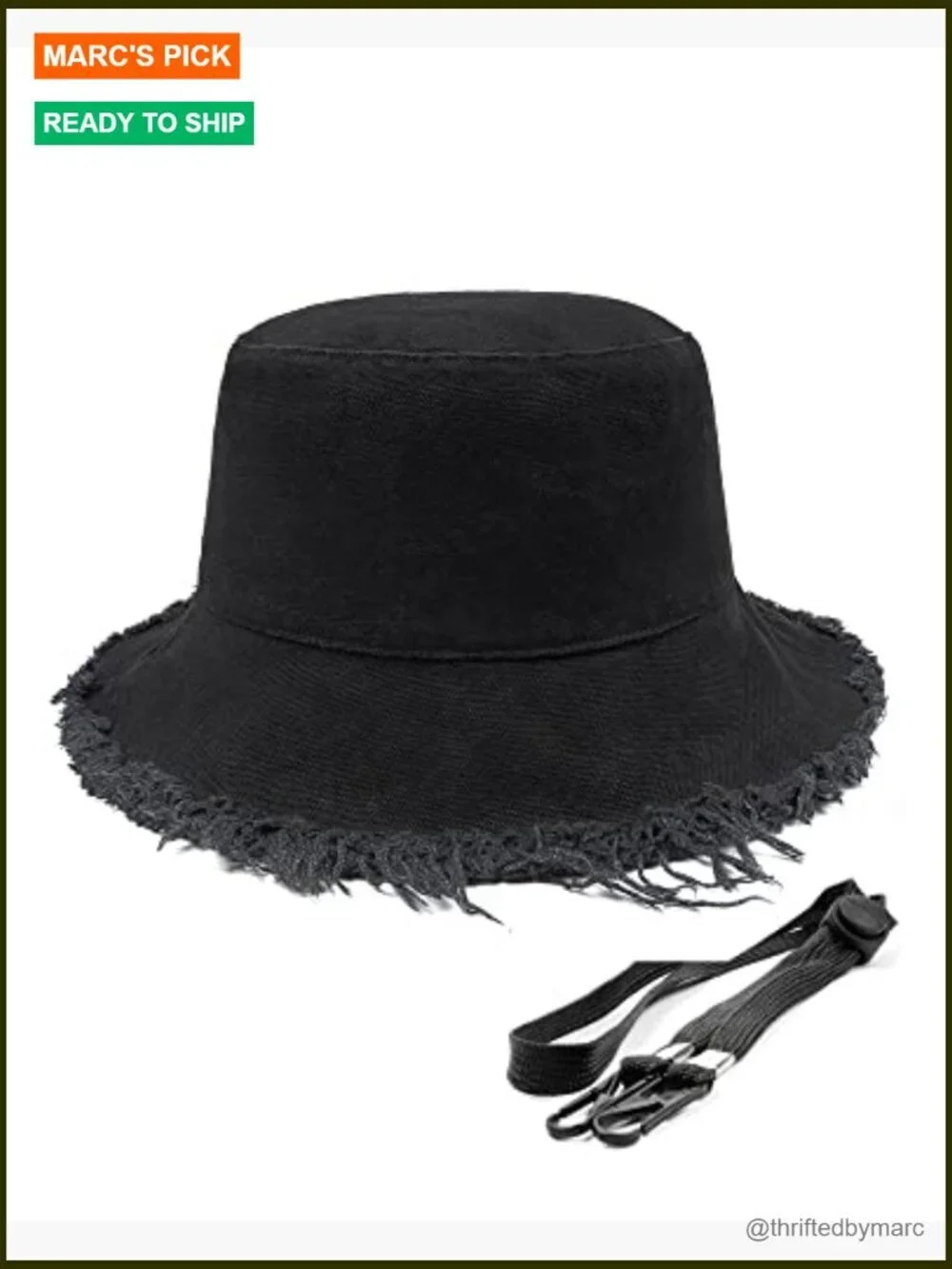 Plus Size Reversible Bucket Hat with Fringe, UPF 50+ Sun Hat for Big Heads,